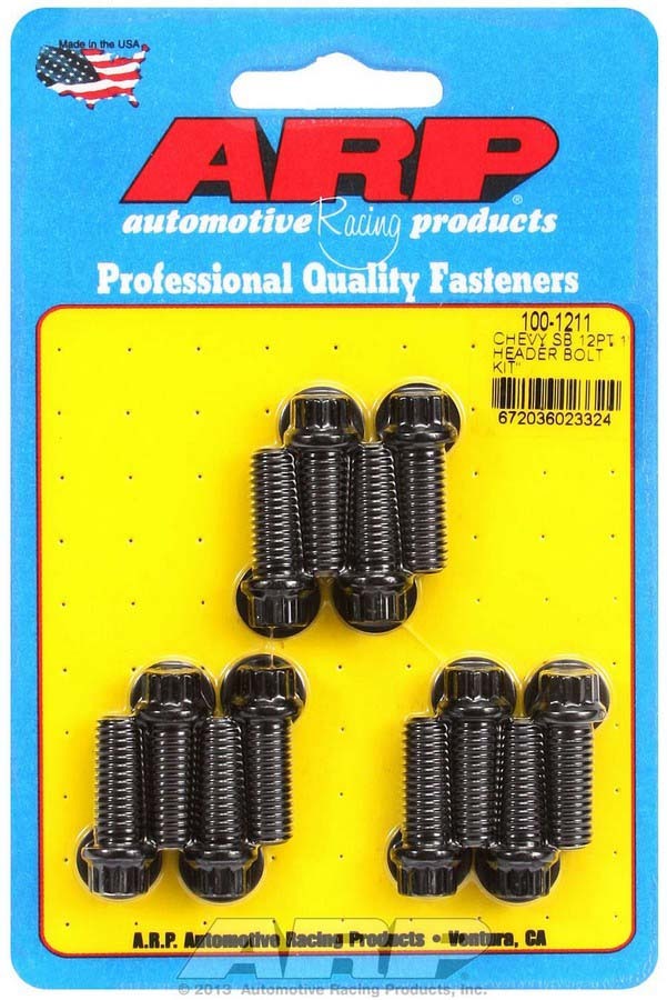 ARP Header Bolt Kit - 12pt. 3/8 x 1.00 UHL (12) 100-1211