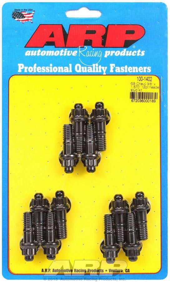ARP Header Stud Kit - 12pt. 3/8 x 1.670 OAL (12) 100-1402
