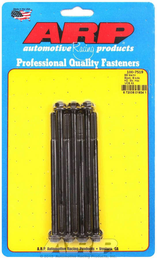 ARP BBC Valve Cover Bolt Kit - 1/4-20 6pt. (7) 100-7519