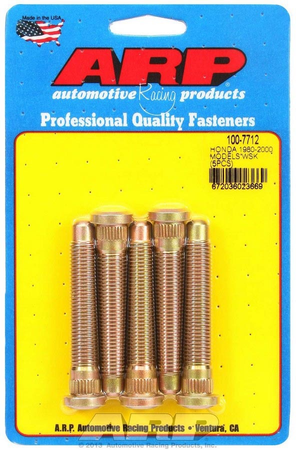 ARP Wheel Stud Kit - M12x1.5 2.850/.485 Knurl 100-7712