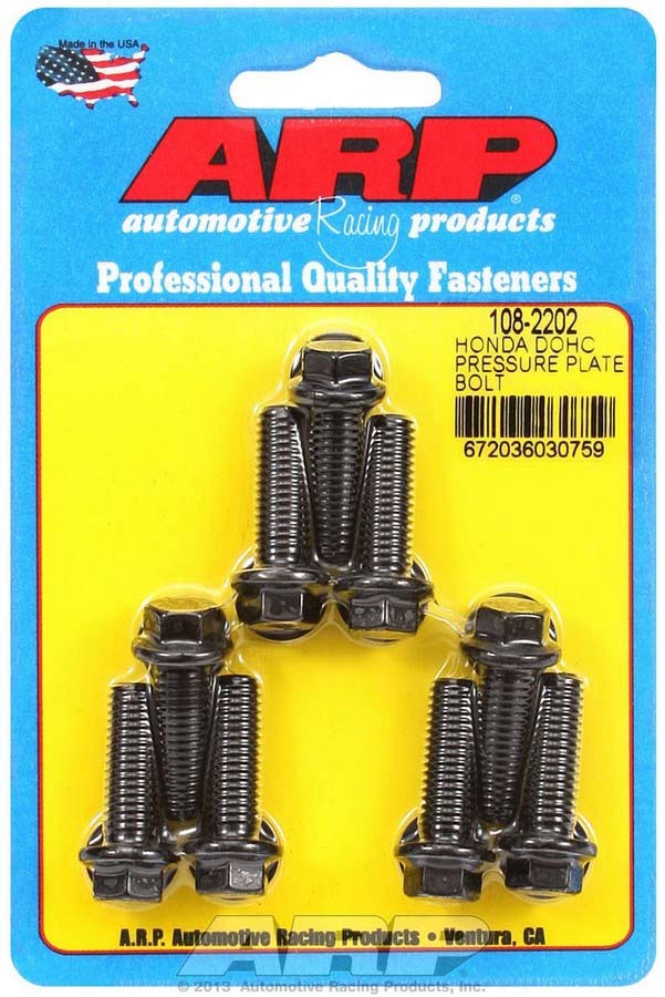 ARP Pressure Plate Bolt Kit - Honda DOHC 108-2202