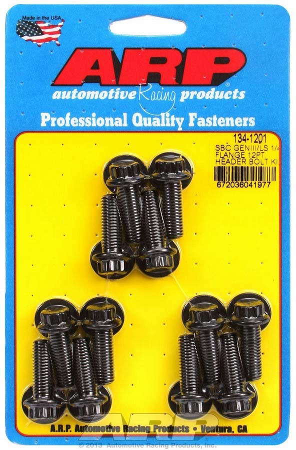 ARP Header Bolt Kit - 12pt. GM LS 134-1201