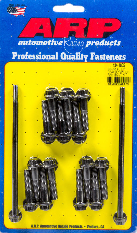 ARP Oil Pan Bolt Kit - GM LT1 6.2L 12pt 134-1805