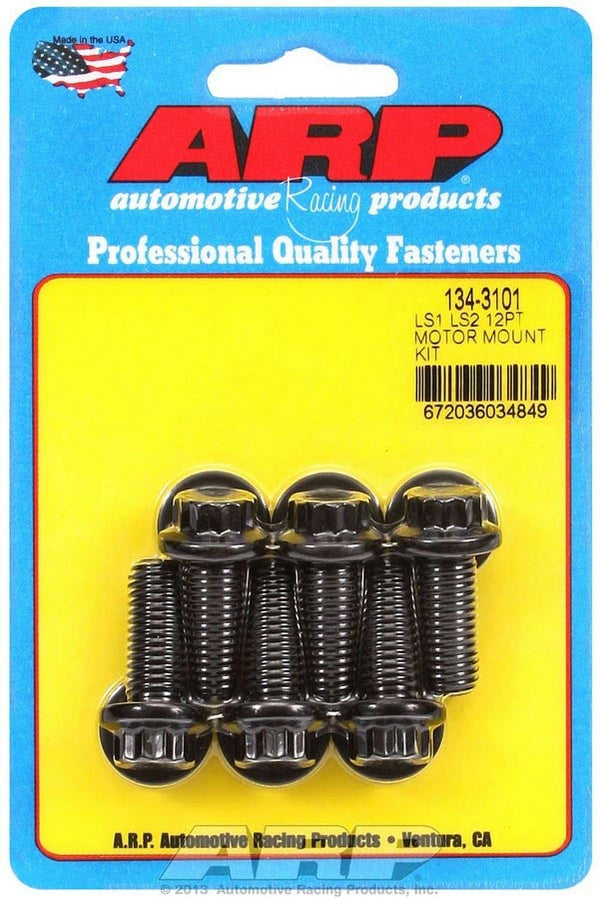 ARP Motor Mount Bolt Kit 12pt. LS1/LS2 134-3101