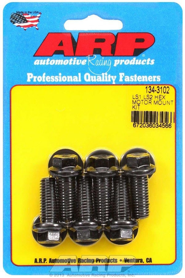 ARP Motor Mount Bolt Kit 6pt. LS1/LS2 134-3102