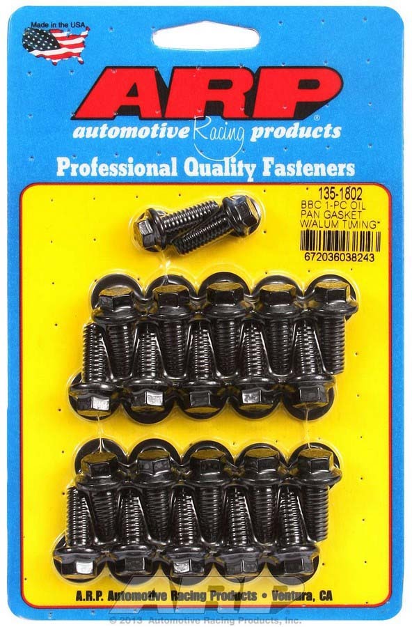 ARP BBC Oil Pan Bolt Kit - 6pt. 135-1802