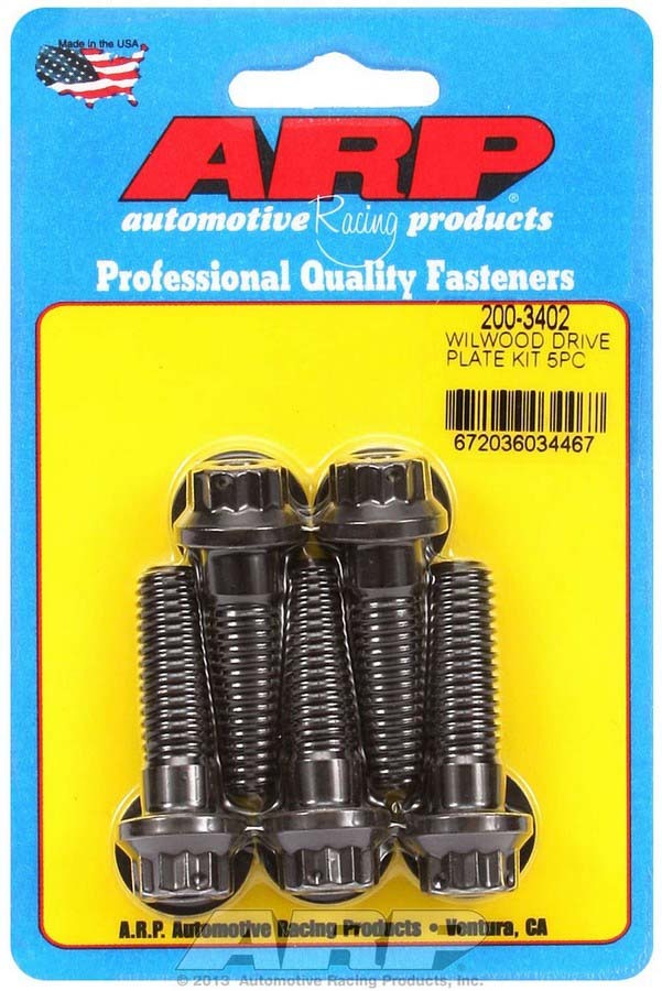 ARP Wilwood Drive Plate Bolt Kit (5) 200-3402