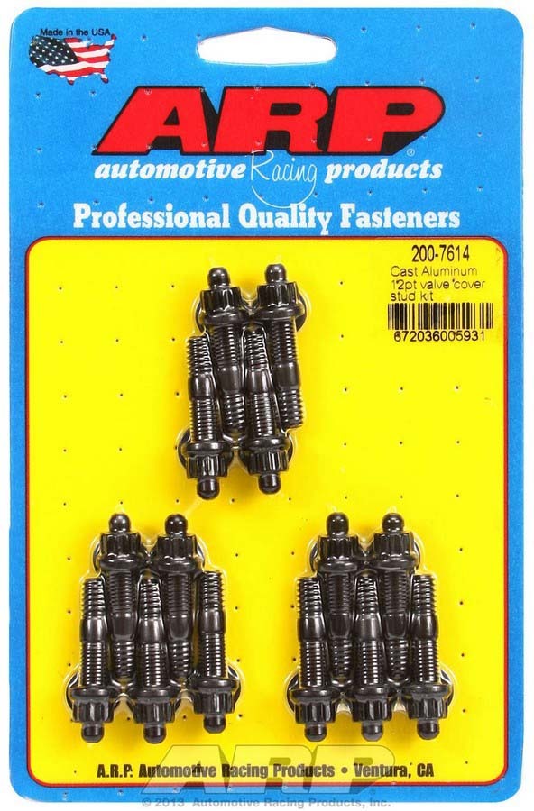 ARP Valve Cover Stud Kit 1/4 12pt. (14) 200-7614