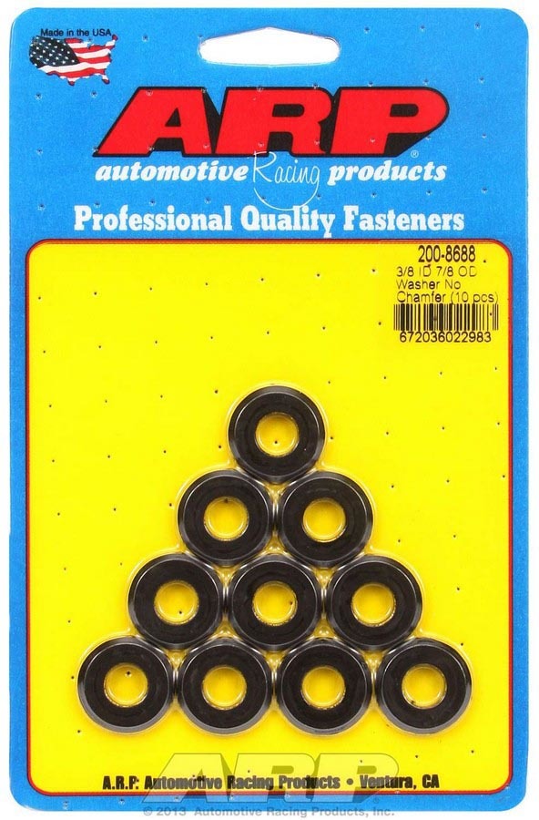 ARP Black Washers - 3/8 ID x 7/8 OD (10) 200-8688