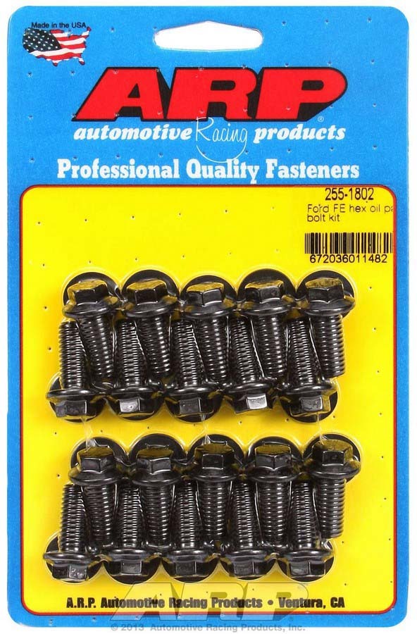 ARP Oil Pan Bolt Kit - 6pt. Ford FE 255-1802