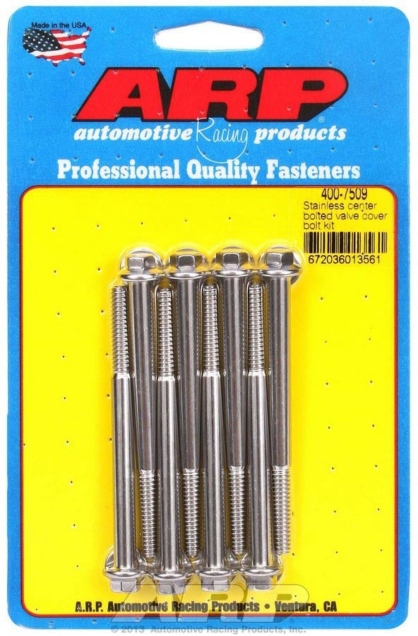 ARP S/S Valve Cover Bolt Kit 1/4in- 20 6pt. (8) 400-7509