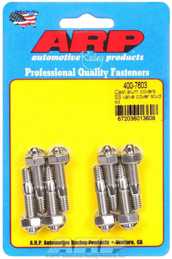 ARP S/S Valve Cover Stud Kit 6pt. (8) 400-7603