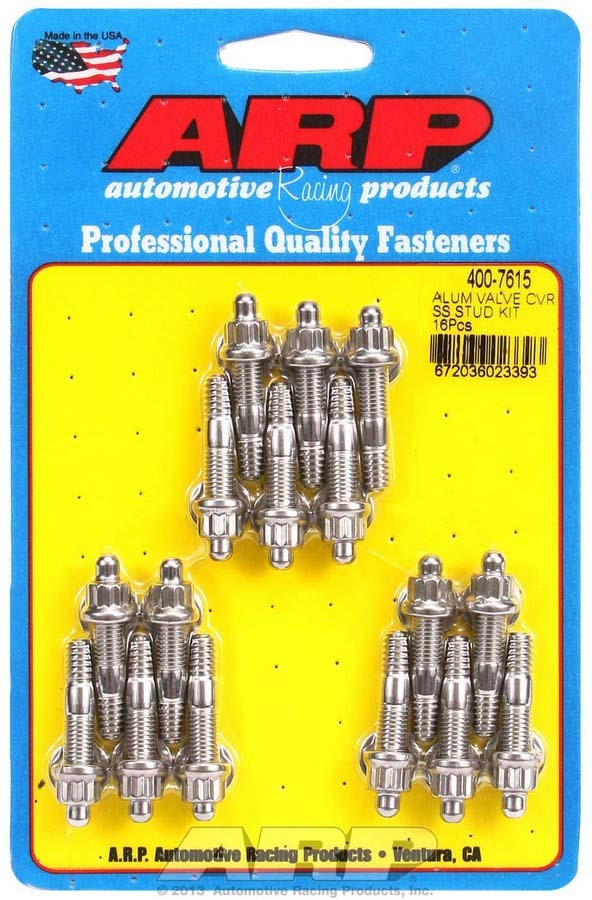 ARP S/S Valve Cover Stud Kit 12pt. (16) 400-7615