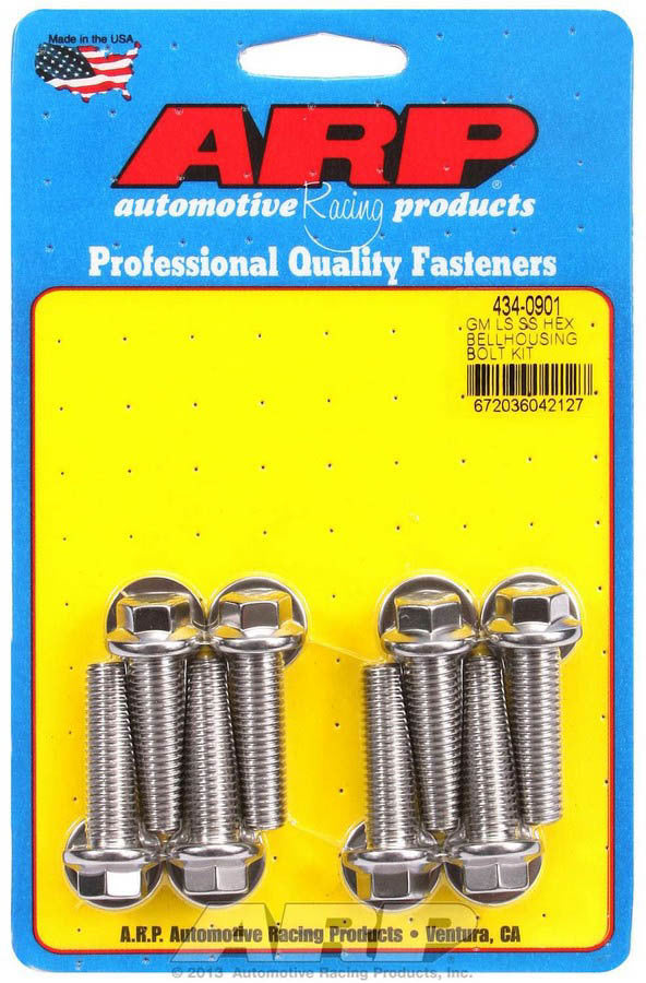 ARP Bellhousing Bolt Kit - 6pt. GM LS 434-0901
