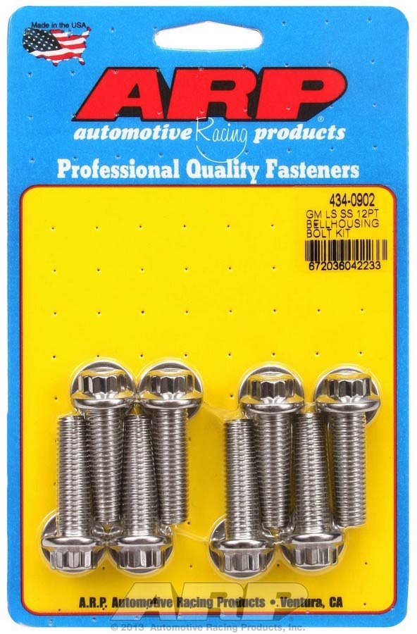 ARP Bellhousing Bolt Kit - 12pt. GM LS 434-0902