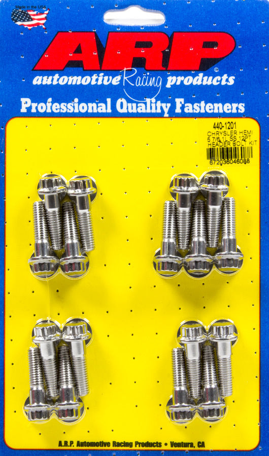 ARP Header Bolt Kit 12pt Mopar 5.7/6.1L Hemi 440-1201