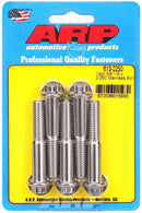 ARP S/S Bolt Kit - 12pt. (5) 3/8-16 x 2.250 613-2250