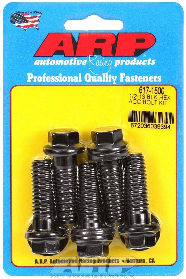 ARP Bolt Kit - 6pt. (5) 1/2-13 x 1.500 617-1500