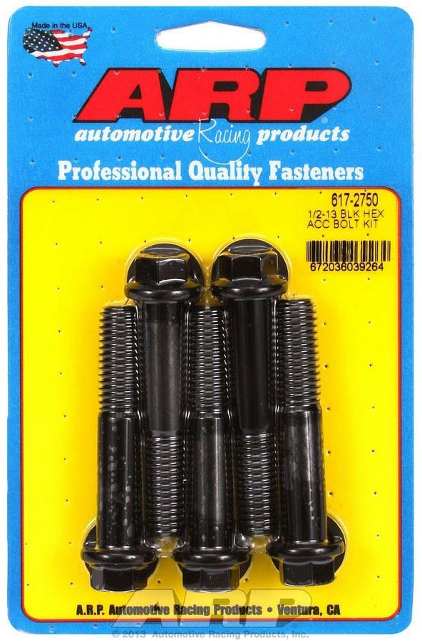 ARP 1/2-13 x 2.750 6pt Bolt Kit (5pk) 617-2750