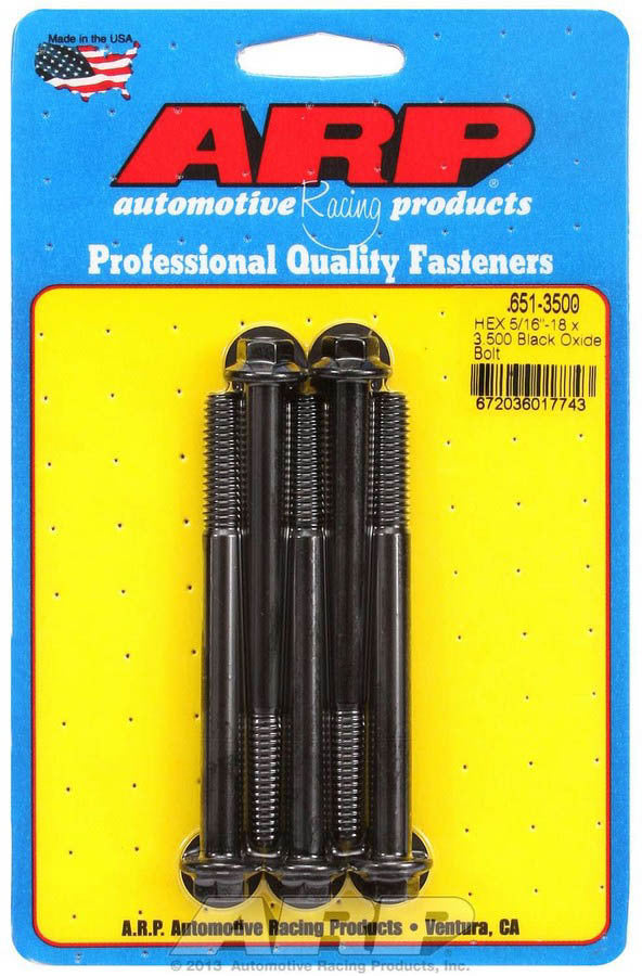 ARP Bolt Kit 6pt 5pk 5/16-18 x 3.500 651-3500