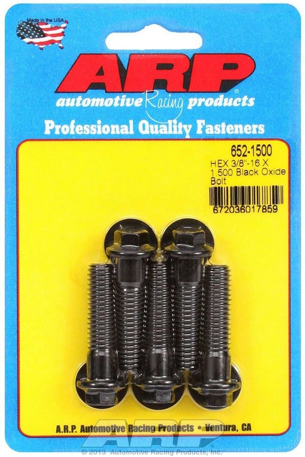 ARP Bolt Kit - 6pt. (5) 3/8-16 x 1.500 652-1500