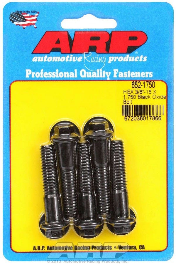 ARP Bolt Kit - 6pt. (5) 3/8-16 x 1.750 652-1750