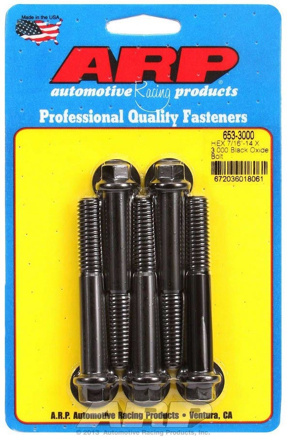 ARP Bolt Kit - 6pt. (5) 7/16-14 x 3.000 653-3000