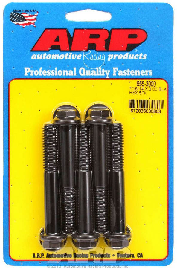 ARP Bolt Kit - 6pt. (5) 7/16-14 x 3.000 655-3000