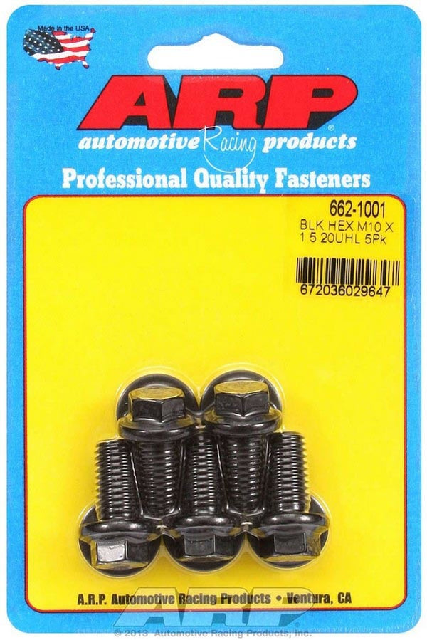 ARP Bolt Kit - 6pt. (5) 10mm x 1.5 x 20mm 662-1001