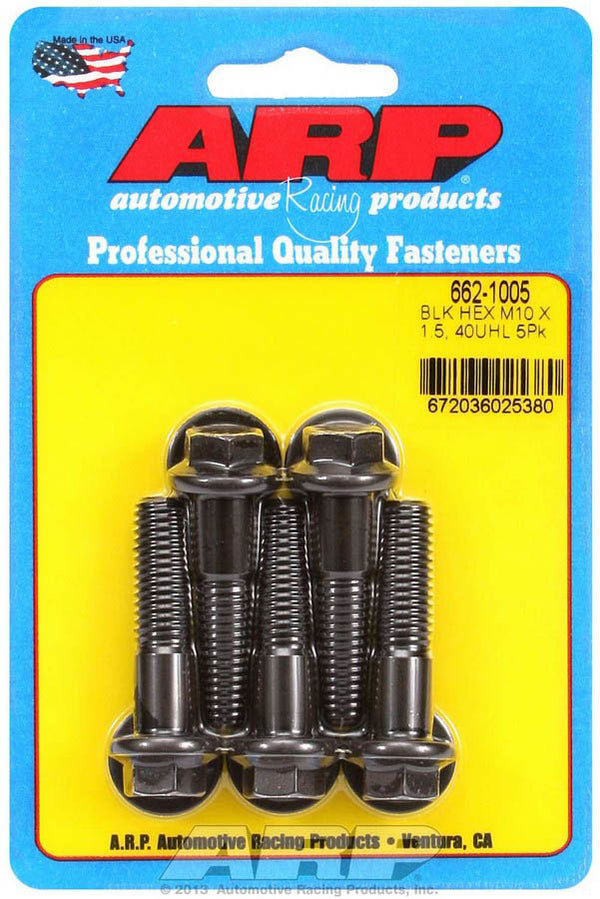 ARP Bolt Kit - 6pt. (5) 10mm x 1.5 x 40mm 662-1005