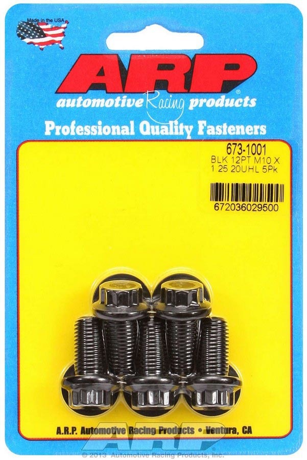 ARP Bolt Kit 12pt 5pk 10mm x 1.25 x 20mm 673-1001