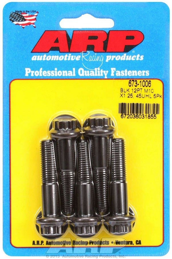 ARP Bolt Kit - 12pt 5pk 10mm x 1.25 x 45mm 673-1006