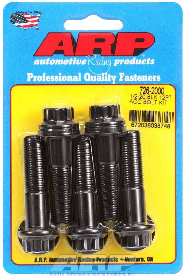 ARP Bolt Kit - 12pt. (5pk) 1/2-20 x 2.000 726-2000