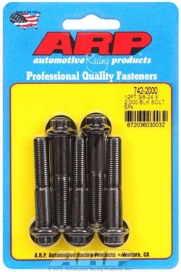 ARP Bolt Kit - 12pt. (5) 3/8-24 x 2.000 742-2000