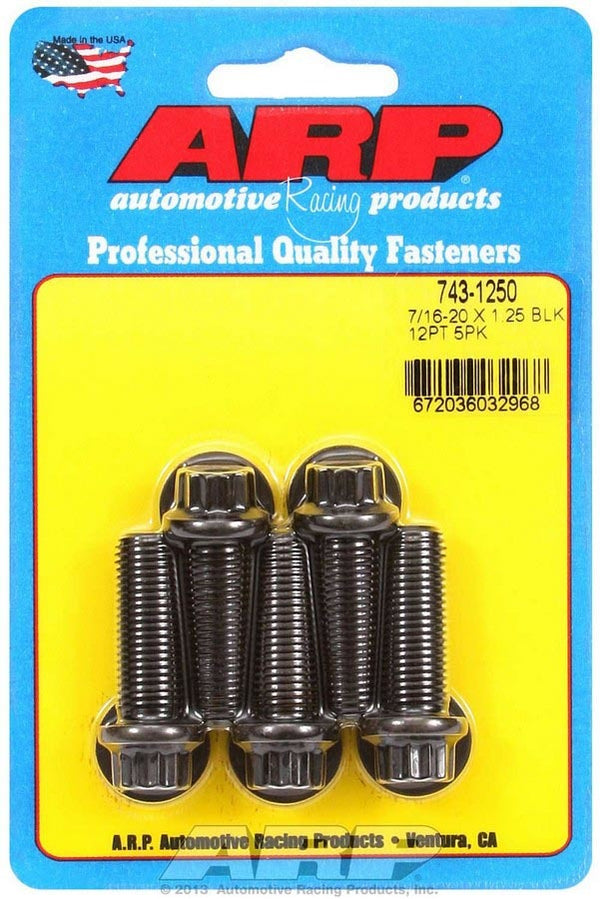 ARP Bolt Kit - 12pt. (5) 7/16-20 x 1.250 743-1250