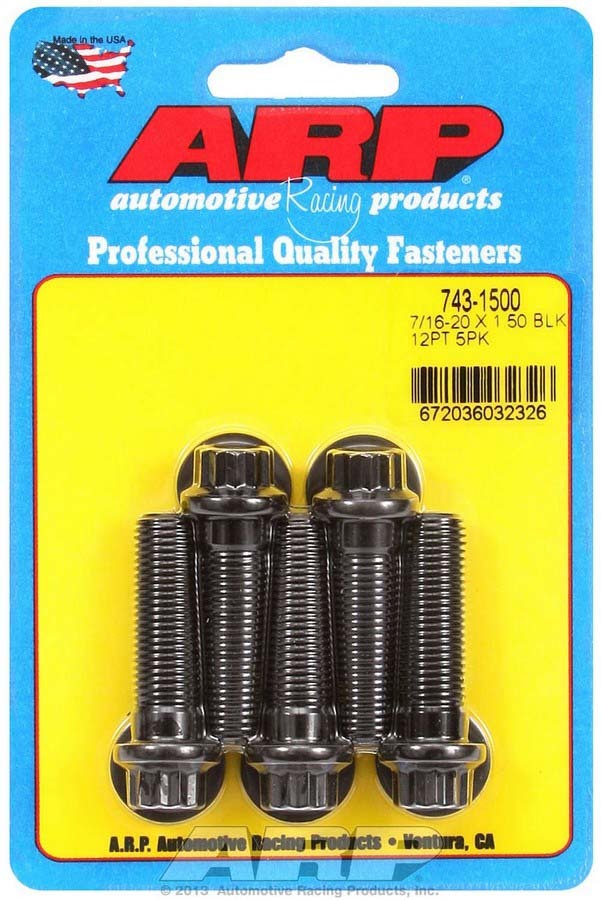 ARP Bolt Kit - 12pt. (5) 7/16-20 x 1.500 743-1500