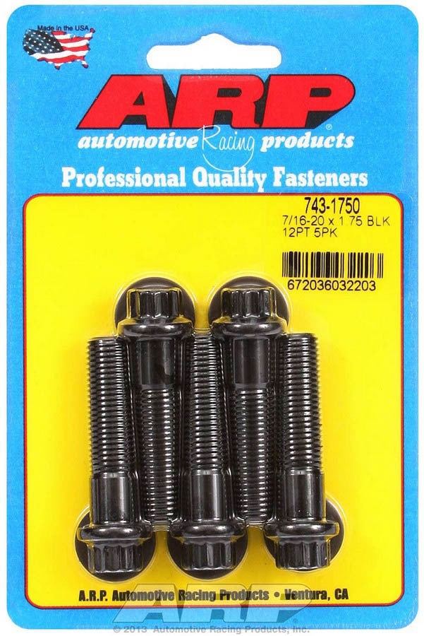 ARP Bolt Kit - 12pt. (5) 7/16-20 x 1.750 743-1750