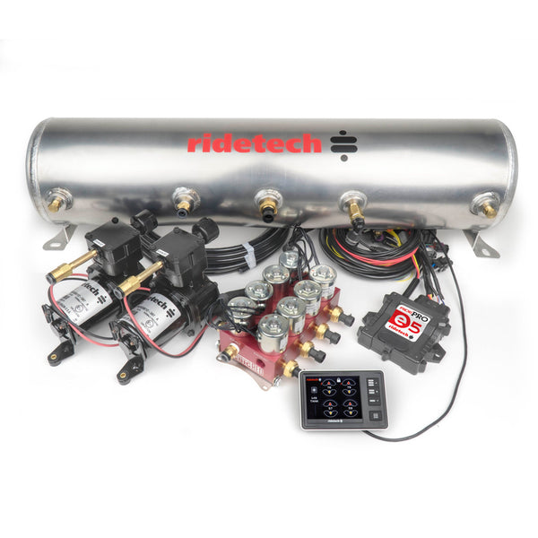 RIDETECH RidePro E5 5 Gallon Dual Compressor 3/8in Valves 30534700