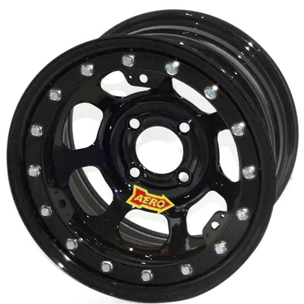 AERO RACE WHEELS Wheel 13x7 2in 4.50in BC Black Light Weight 33-174520X