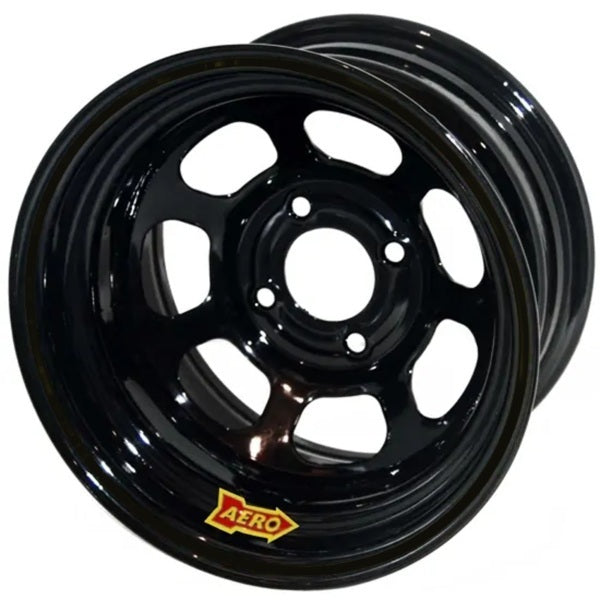 AERO RACE WHEELS Wheel 13x8 4in 4.50in BC Black w/Bead Humps 36-184540