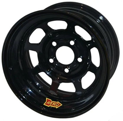 AERO RACE WHEELS 15x10 5.5in. 5.00 Black 51-105055RF
