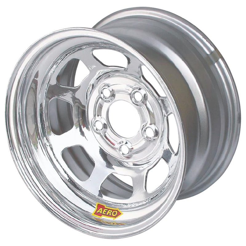 AERO RACE WHEELS 15x10 4in 5.00 Chrome 51-205040RF