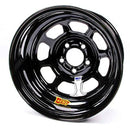 AERO RACE WHEELS 15x8 2in 5.00 Black LR w/ 3 Tabs for Mudcover 52-185020LT3
