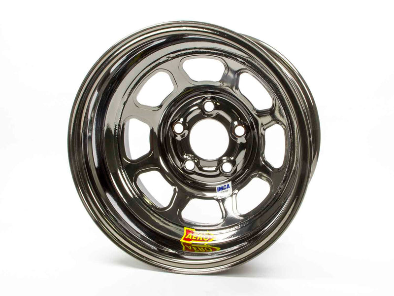 AERO RACE WHEELS 15x8 2in 5.00 Black Chrome 52-985020BLK