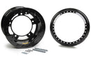 AERO RACE WHEELS 15X10 4in Wide 5 Black Beadlock 53-100540B