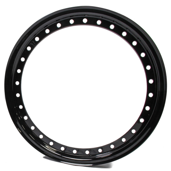AERO RACE WHEELS 15in Outer Bead Lock Ring Black 54-500023