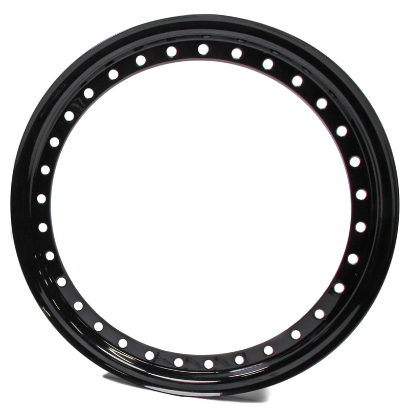 AERO RACE WHEELS 15in Outer Bead Lock Ring Black 54-500023