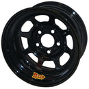 AERO RACE WHEELS 15x8 3in 5.00 Black Spun Extreme Bead 56-185030