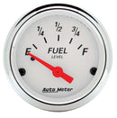 AUTOMETER 2-1/16in A/W Fuel Level Gauge - GM 0-90 Ohms 1315