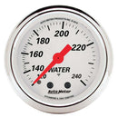 AUTOMETER 2-1/16 A/W Water Temp Gauge 120-240 Degrees 1332